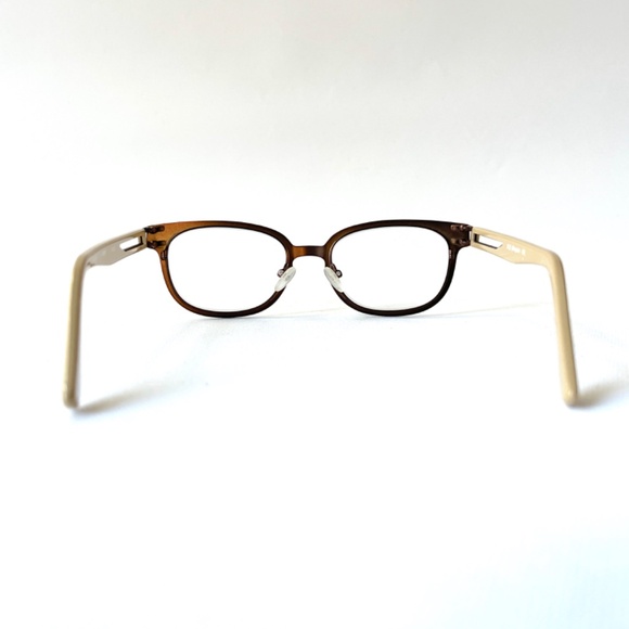 Vintage Reading Glasses +1.25 Copper Square Hipster Horn Rimmed Unisex Readers - Picture 5 of 11